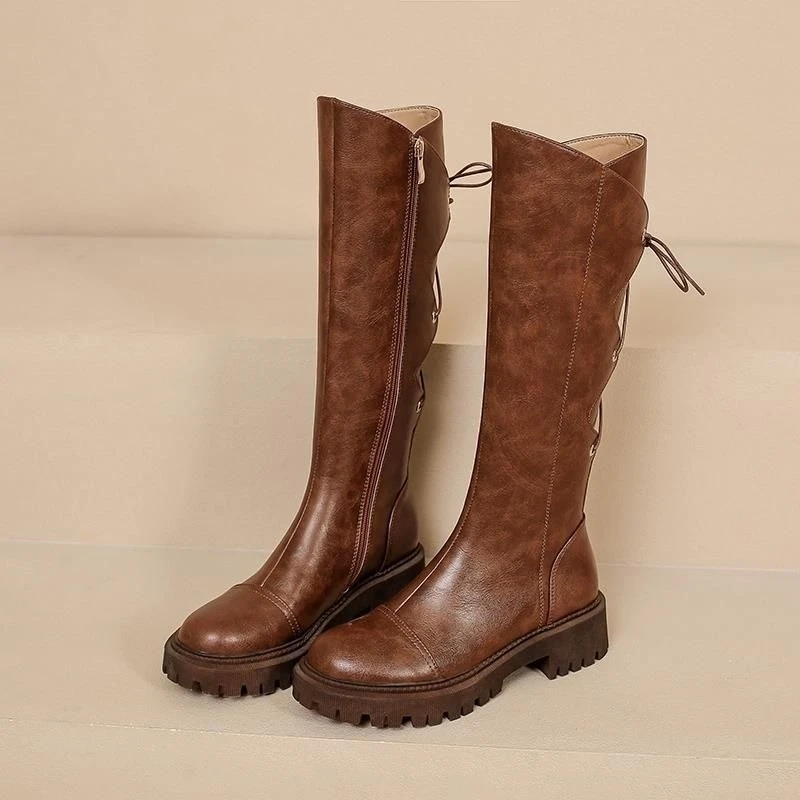 Brown Leather Platform Women's - огляд і ціна Crossfit Lady