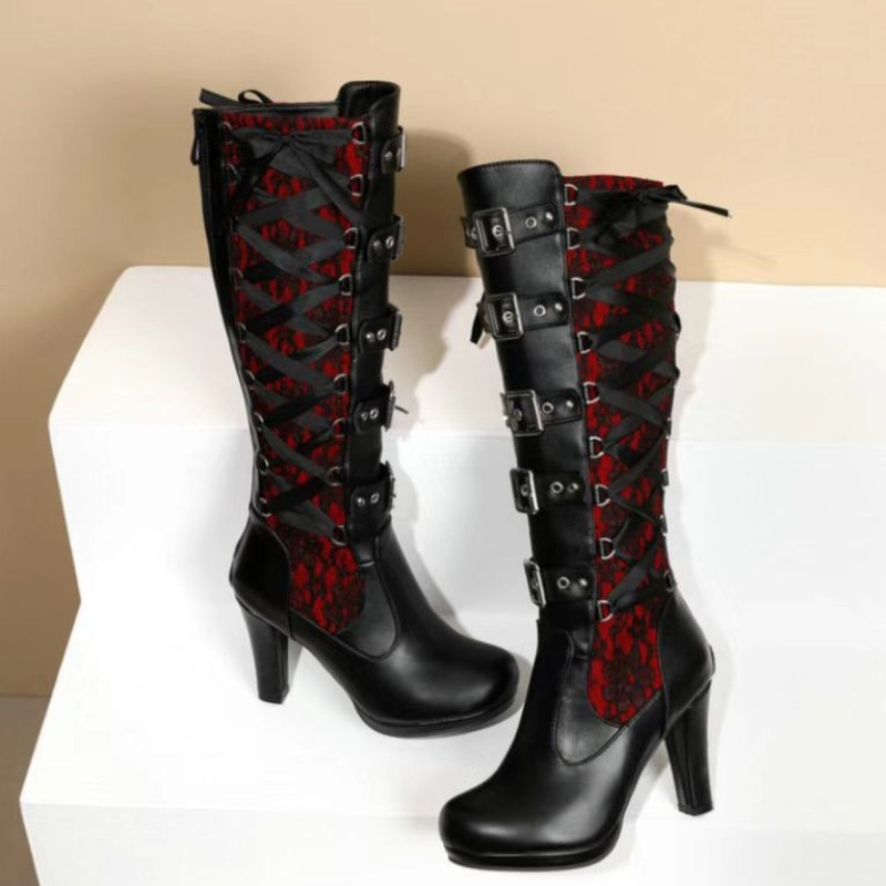 Punk Gothic Style Women's Knee - огляд і ціна Crossfit Lady