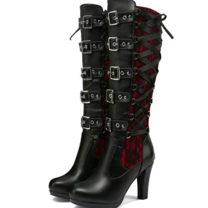 Punk Gothic Style Women's Knee - огляд і ціна Crossfit Lady