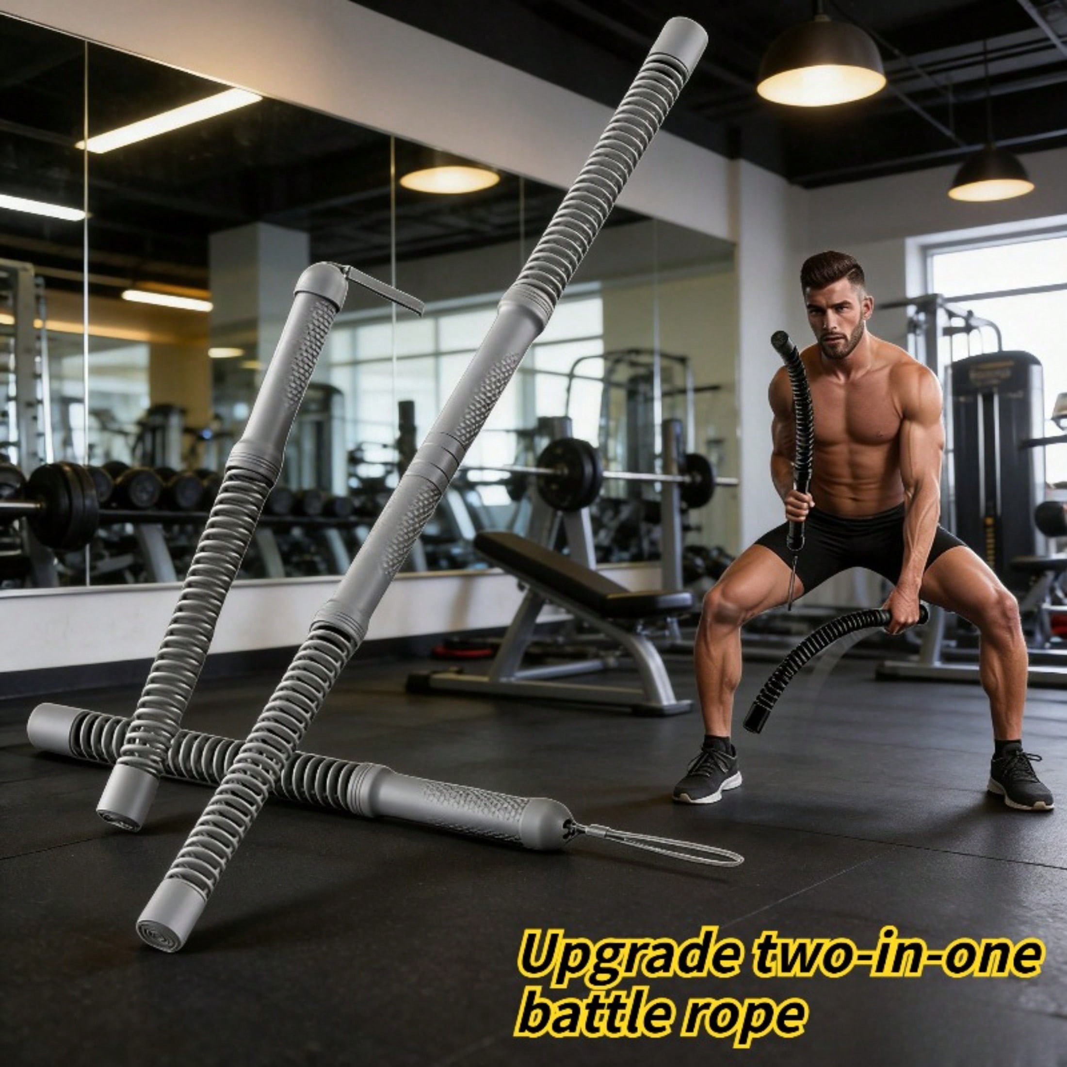 2-in-1 Upgraded Cordless Battl - огляд і ціна Crossfit Fitness Gear